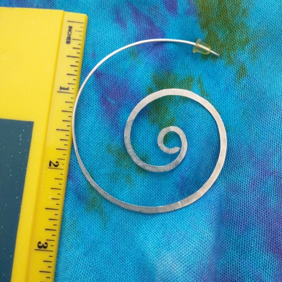 Sterling Silver Hoop Earrings - Picture 4 of 4